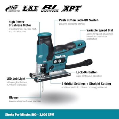 Makita DJV185Z Accu Decoupeerzaag T-Greep 18V Basic Body