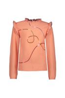 B.Nosy K3 Meisjes blouse - Bilie - Perzik - thumbnail