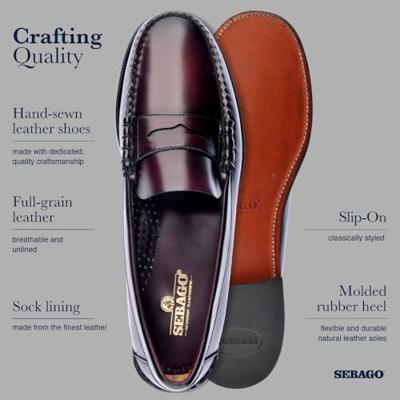 Sebago Classic Dan 903 burgundy bordo maat 41