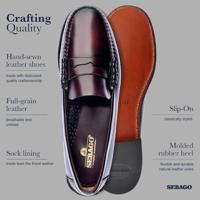 Sebago Classic Dan 903 burgundy bordo maat 41 - thumbnail