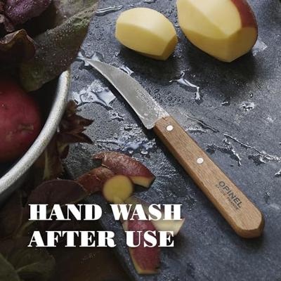 OPINEL - N.114 - Schilmes 7cm gebogen Green Apple - thumbnail