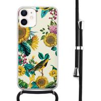 iPhone 12 mini hoesje met koord - Sunflowers - thumbnail