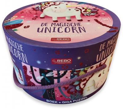 Rebo Productions puzzel De magische unicorn meisjes 30 stuks