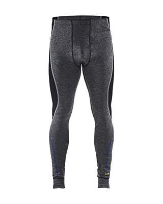 Blåkläder Lange onderbroek 100% merino WARM 18491732 | Medium Grijs/Zwart | Maat 4XL - 7330509423417