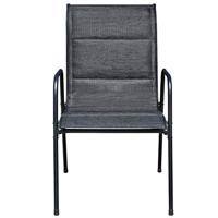 5-delige Tuinset staal zwart - thumbnail