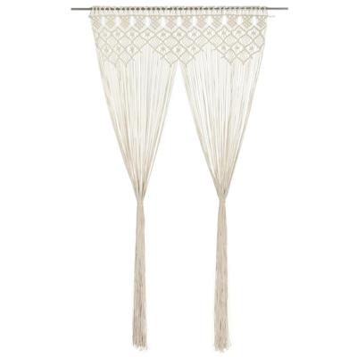 Gordijn macram 140x240 cm katoen