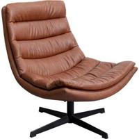 Kare Design Lido Draaibare Fauteuil - Bruin - thumbnail