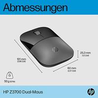 HP Z3700 Dual Silver-muis - thumbnail