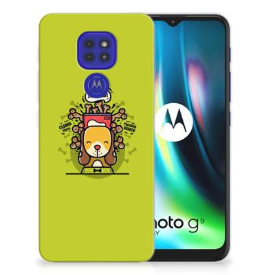 Motorola Moto G9 Play | E7 Plus Telefoonhoesje met Naam Doggy Biscuit Motorola Moto G9 Play | E7 Plus Telefoonhoesje met Naam Doggy Biscuit