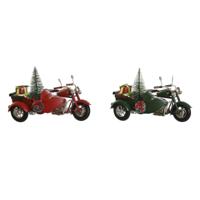 Kerstversiering DKD Home Decor Rood Groen 19 x 14 x 13 cm (2 Stuks) - thumbnail