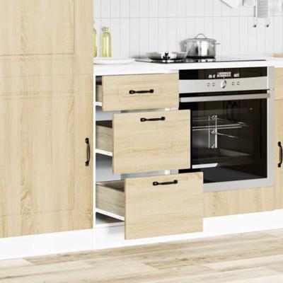 Onderkast Kalmar bewerkt hout sonoma eikenkleurig