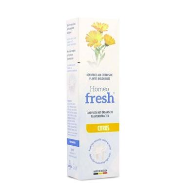 Homeofresh Tandpasta citrus 75 Milliliter Homeofresh Tandpasta citrus 75 Milliliter