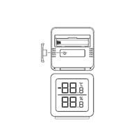 TFA Dostmann Thermo- en hygrometer Zilver, Zwart - thumbnail