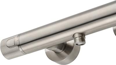 Ben Engraved Cross douche thermostaatkraan RVS-look
