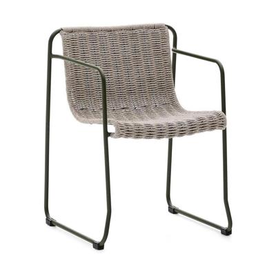 Kave Home Tuinstoel 'Maurina' Touw en staal, kleur Grijs