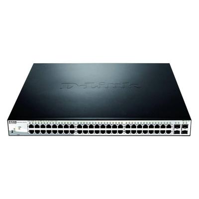 D-Link DGS-1210-52MP/E Netwerk switch RJ45/SFP 48 + 4 poorten 104 Gbit/s PoE-functie