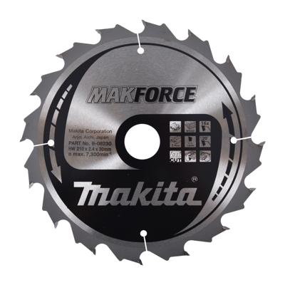 Makita Accessoires Cirkelzaagblad hout 210x30x2,4 16T 20g - B-08230