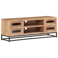 Tv-meubel 110x30x40 cm massief acaciahout - thumbnail