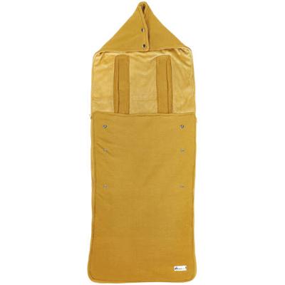 Meyco voetenzak buggy knit basic honey gold Maat