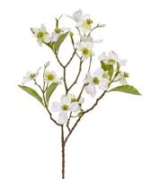 Dogwood kunsttak 50 cm creme - thumbnail