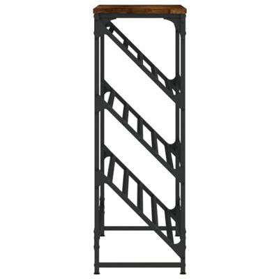 VidaXL Schoenenrek 90x30x85 cm bewerkt hout gerookt eikenkleurig