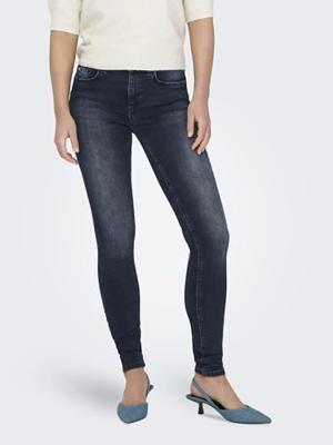 Only Onlblush Mid Skinny Dnm Rea409 Noos 15318738 Skinny Fit Blue Black Denim
