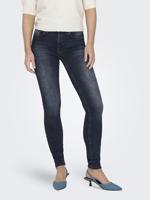 Only Onlblush Mid Skinny Dnm Rea409 Noos 15318738 Skinny Fit Blue Black Denim - thumbnail