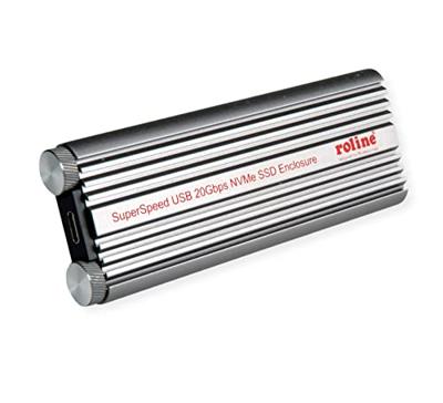 ROLINE Externe SSD behuizing, M.2, NVMe naar USB 3.2 Gen 2x2 Type C
