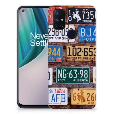 OnePlus Nord N10 5G | Siliconen hoesje | met foto Kentekenplaten OnePlus Nord N10 5G | Siliconen hoesje | met foto Kentekenplaten