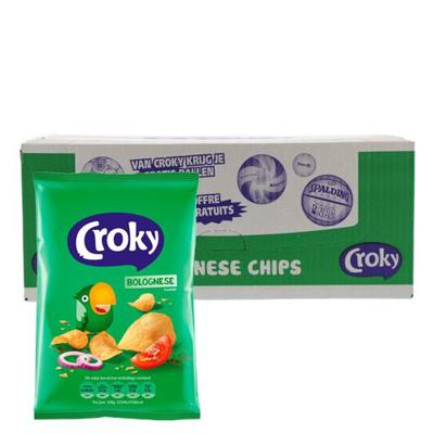 Croky - Bolognese Chips - 20 Minizakjes Croky - Bolognese Chips - 20 Minizakjes