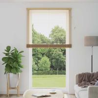 VidaXL Venetiaanse blind lichtbruin met patroon 213 x 120 cm pvc - thumbnail