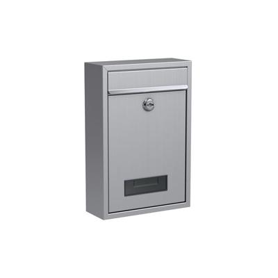 Basi 2170-0308 BK 100 Brievenbus RVS Sleutelslot