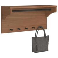 VidaXL Wandkapstok sandnes 87x30x42 cm massief grenenhout - thumbnail