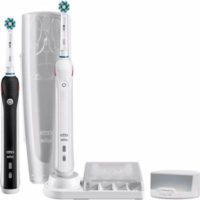 Oral-B Smart 5 5900 White + Black Duopack – 2 Elektrische Tandenborstels