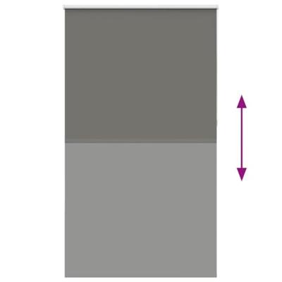 Rolgordijn verduisterend 130x230 cm stofbreedte 126,6 cm grijs