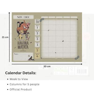 DISNEY CLASSICS 2026 A4 FAMILY ORGANISER
