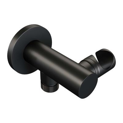 Black Carving thermostatische inbouw regendouche SET 12 met 30 cm douchekop, plafondarm en 3-standen handdouche