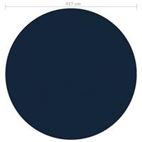 VidaXL Zwembadfolie solar drijvend 417 cm pe zwart en blauw - thumbnail