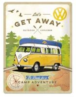 VW Lets Get Away wandplaat - thumbnail