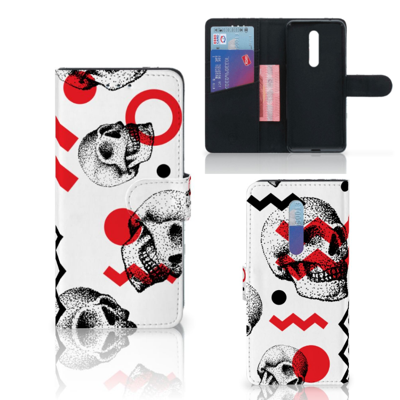 Telefoonhoesje met Naam Xiaomi Mi 9T Pro Skull Red Telefoonhoesje met Naam Xiaomi Mi 9T Pro Skull Red