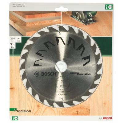 Bosch Accessories Precision 2609256872 Hardmetaal-cirkelzaagblad 210 x 30 mm Aantal tanden: 24 1 stuk(s)