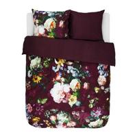 Essenza Fleur burgundy dekbedovertrek - thumbnail