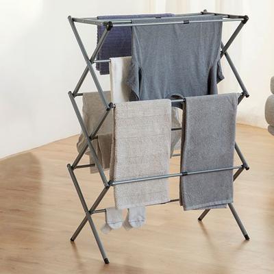 Inklapbare en uitschuifbare kledingdroger met 3 niveaus Cloxy InnovaGoods 11 Stangen Inklapbare en uitschuifbare kledingdroger met 3 niveaus Cloxy InnovaGoods 11 Stangen