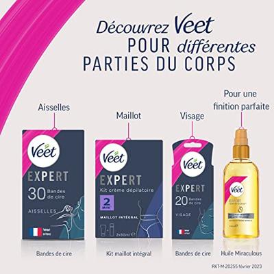 Veet Expert Koude Waxstrips Benen & Lichaam Gevoelige Huid
