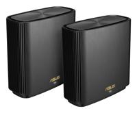 Asus AX7800 Router WiFi 6 Triband Mesh ZenWiFi XT9 2PK houtskool, dekking voor 6 kamers, 7,8 Gbit/s WLAN, 3 SSID, netwerkbeveiliging en kinderbeveiliging (2 stuks) - thumbnail