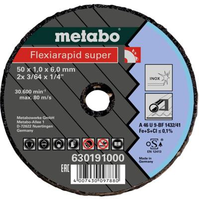 Metabo 630194000 Doorslijpschijf gebogen 76 mm 25 stuk(s) Staal