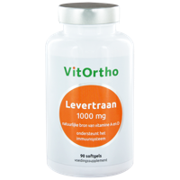 Levertraan 1000mg 90 softgels - thumbnail