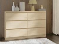Commode MAJDA 6 lades sonoma - thumbnail