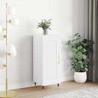 Dressoir 34,5x34x90 cm bewerkt hout wit - thumbnail
