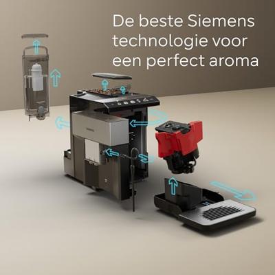 Siemens EQ500 TP516RX3 - Volautomatische Espressomachine - Classic Connect - RVS Siemens EQ500 TP516RX3 - Volautomatische Espressomachine - Classic Connect - RVS